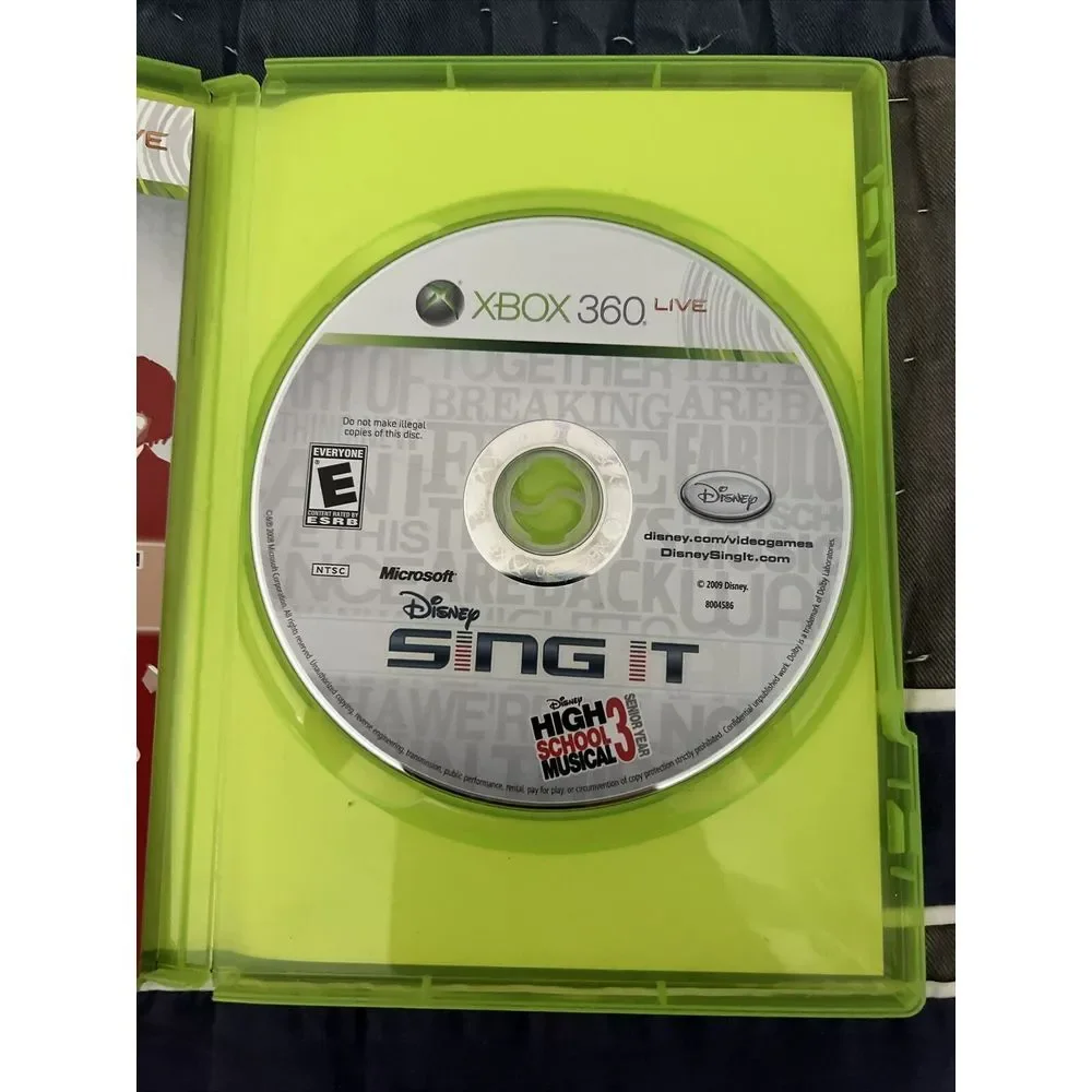 Disney Sing‎ It: High School Musical 3 - Senior Year (Microsoft Xbox 360, 2008)